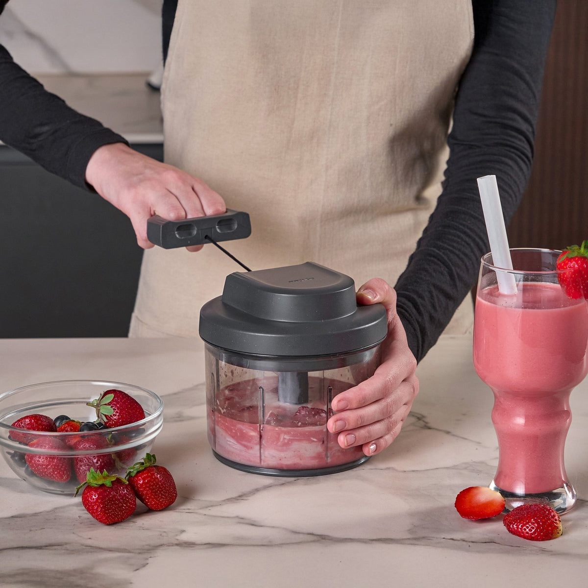 Easy Pull Food Processor